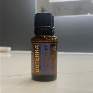 doTERRA Peppermint Oil in Amber Bottle